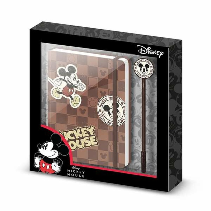 Diario Mickey Mouse con accesorios para juguetes construcción niños