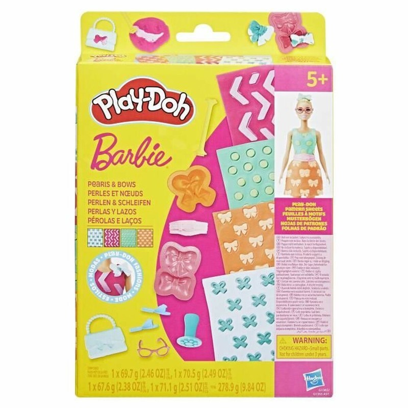 Manualidades niños Play-Doh Barbie Pearls & Bows