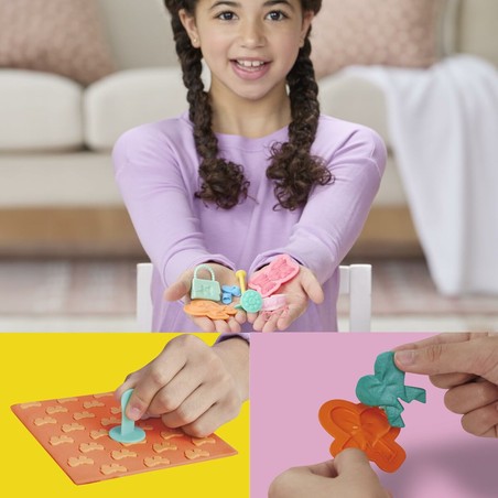 Play-Doh Barbie: arcilla modelar niños en acción