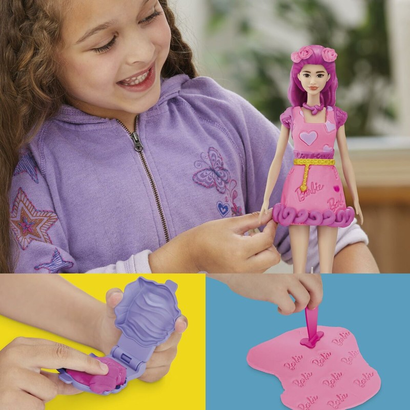 diseños de peinados con plastilina para Barbie