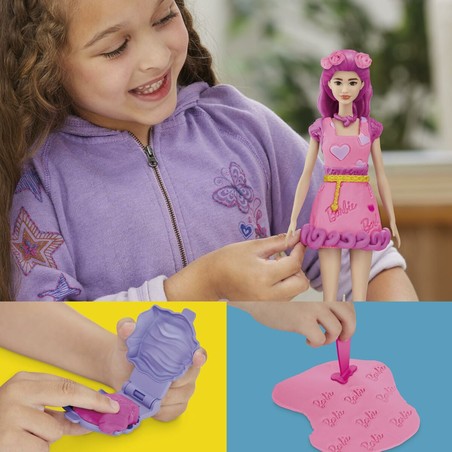 diseños de peinados con plastilina para Barbie