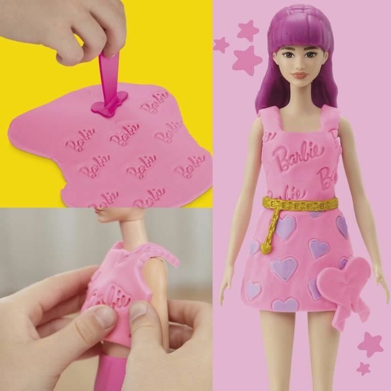 moldeado de formas con Play-Doh Barbie