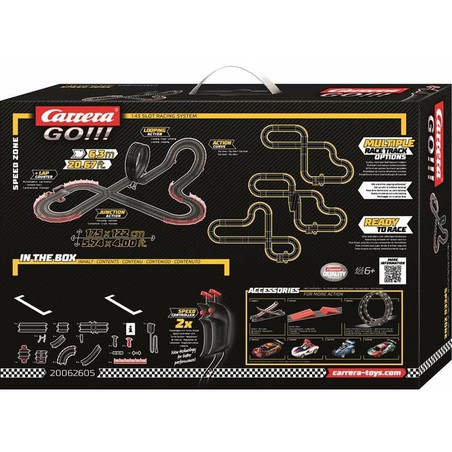 Vista general de la pista hot wheels compatible montada