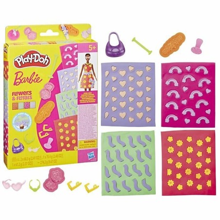 Detalle de moldes y herramientas del juego de plastilina Play-Doh