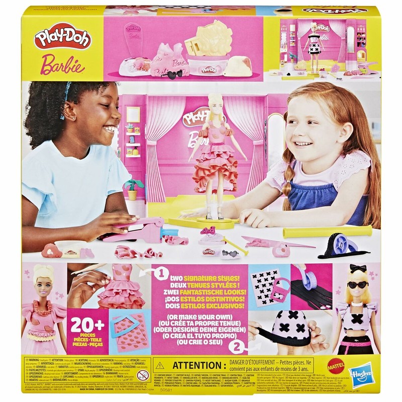 juego educativo para niños Play-Doh Barbie creatividad
