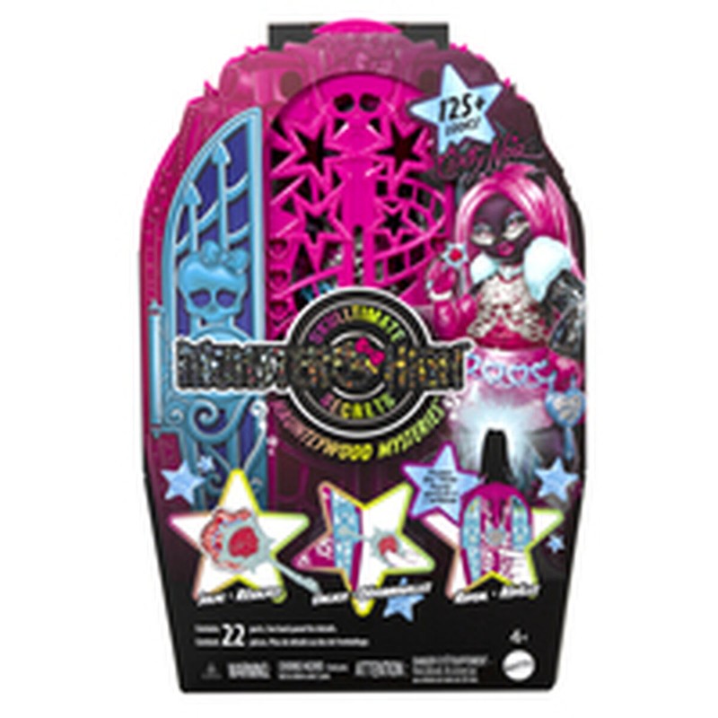 Set construcción educativo Monster High Catty, figura articulada
