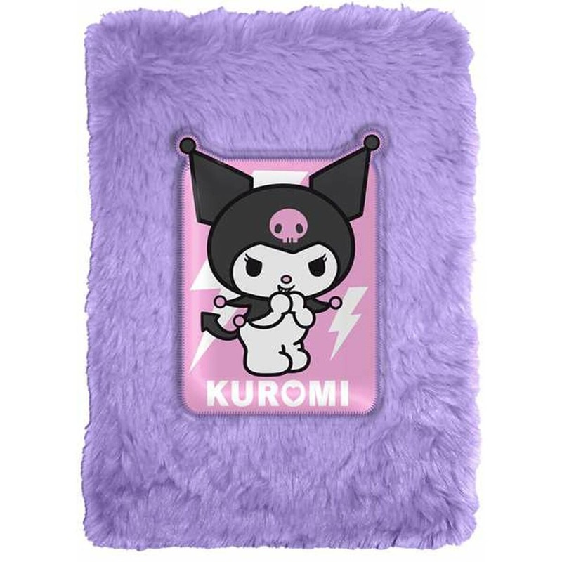 Juguetes construcción niños libreta Kuromi A5 morada