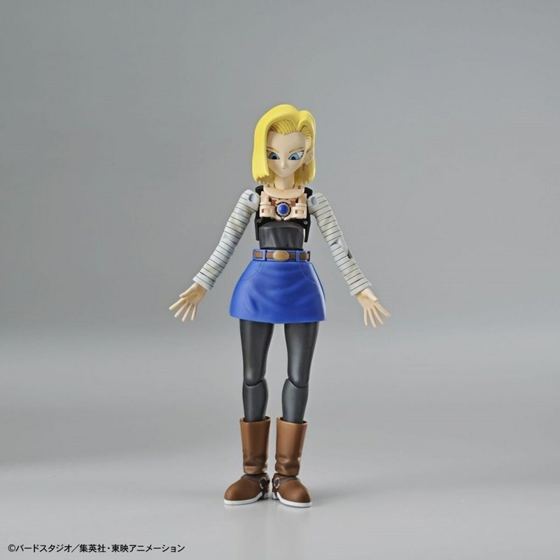 Modelo para montar Android 18 Dragon Ball con accesorios