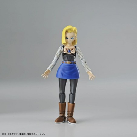 Modelo para montar Android 18 Dragon Ball con accesorios