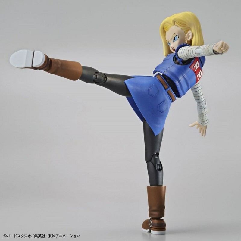 Kit de montaje Dragon Ball Z Android 18, detalle de rostro