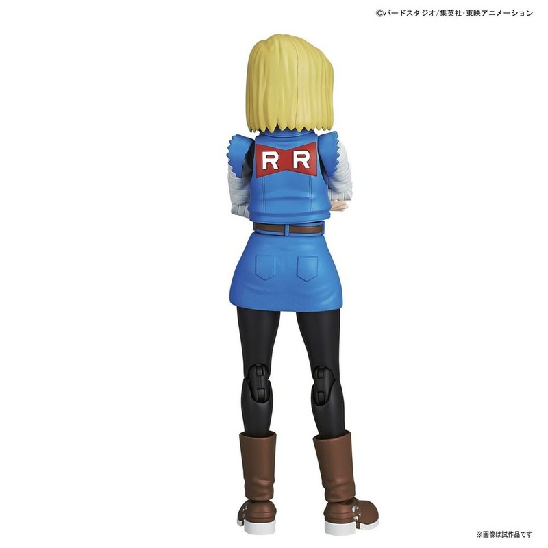 Colección Figure-Rise Standard Bandai Android 18 vista lateral