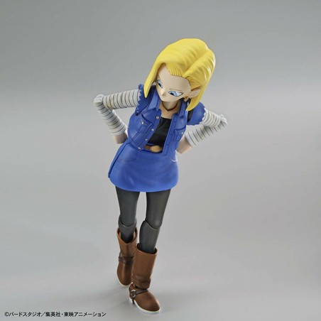 Regalo para fans Dragon Ball: Figura de Android 18 sin pintar