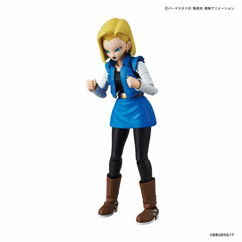 Componentes de la figura coleccionable Android 18 Bandai