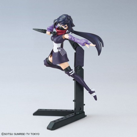 Maqueta Gundam Build Divers: Vista lateral de la figura