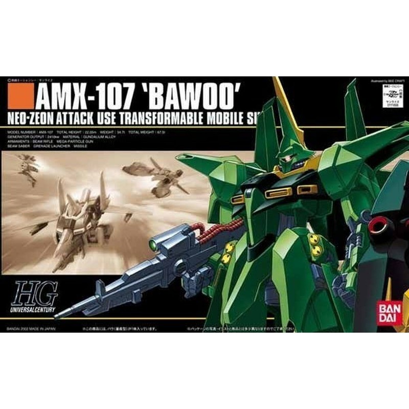 Juguete construcción motricidad fina Gundam AMX-107 BAWOO en proceso de montaje