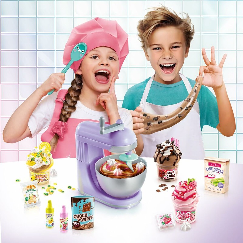 Texturas variadas de slime para creatividad infantil