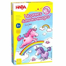Juegos mesa niños HABA Unicorns in the Clouds en acción