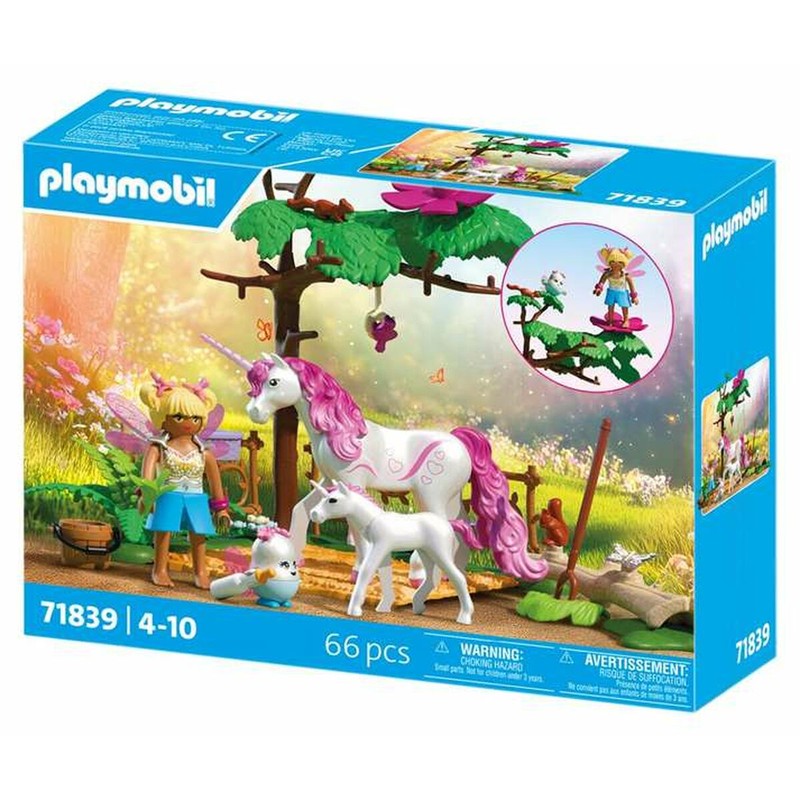 Detalle de piezas de plástico Playmobil para construir