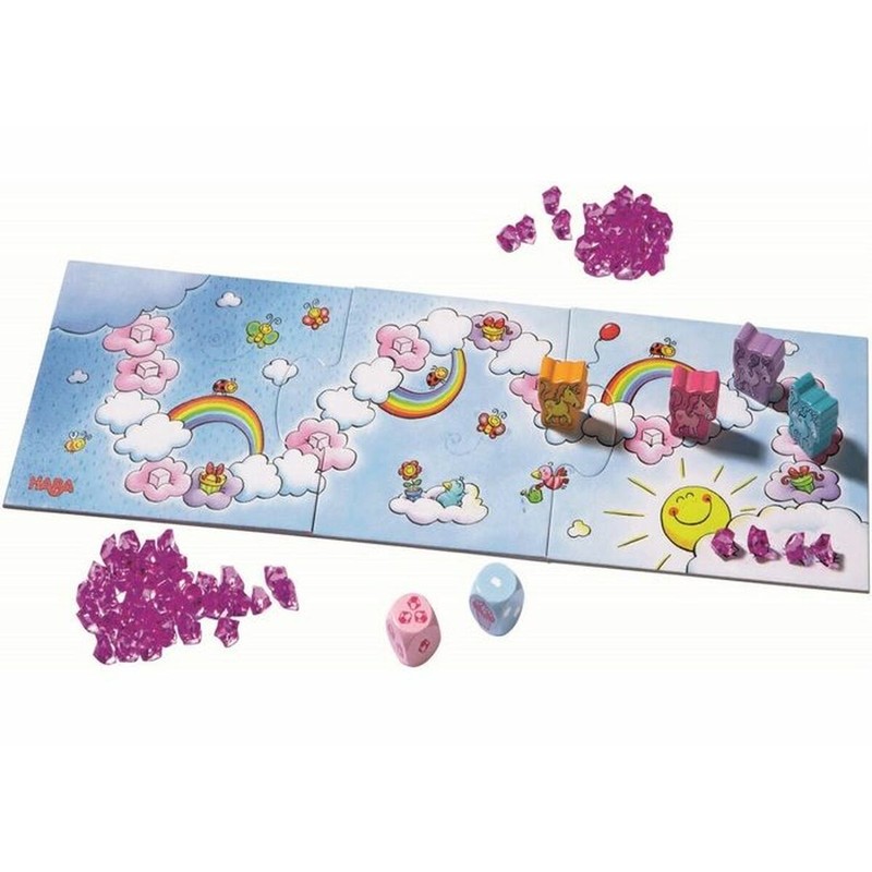 Instrucciones del juego de mesa HABA en francés, ideal para bilingües