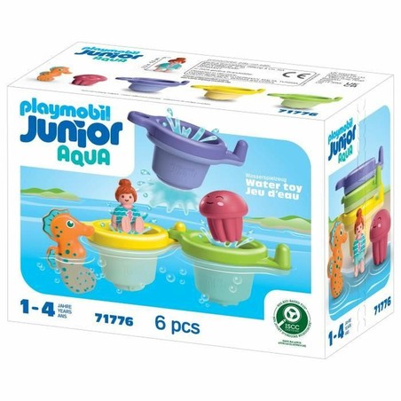 Primer plano de una de las 3 figuras del set de Playmobil Junior