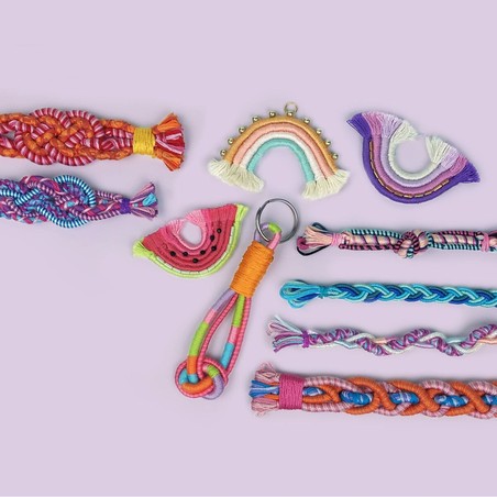 Set de manualidades para niños Loopdedoo creando pulseras