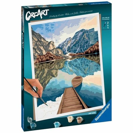 materiales pintura acrílica por números ravensburger
