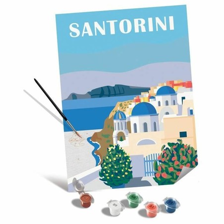 Manualidades Niños: Set Pintura por Números Ravensburger Santorini