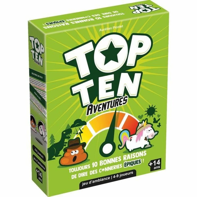 Juegos Mesa Niños Asmodee Top Ten Adventures - Compra online en MegaJuguetes