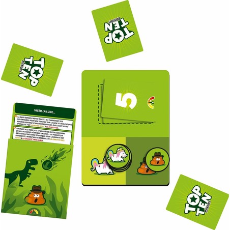 Juego mesa familiar Asmodee Top Ten Adventures