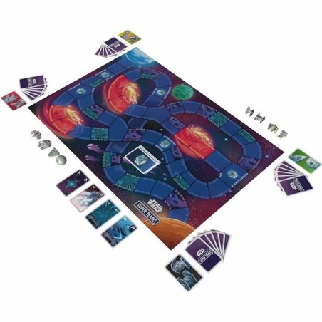Juego mesa educativo Star Wars Super Teams componentes