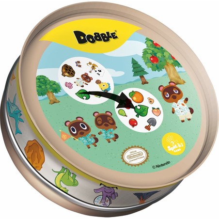 Juego educativo Dobble Animal Crossing niños jugando