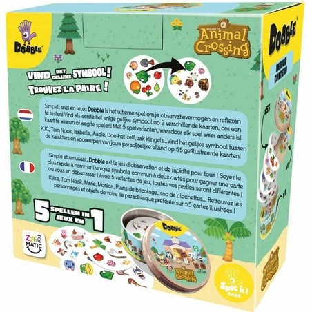 Cartas de Dobble Animal Crossing con símbolos