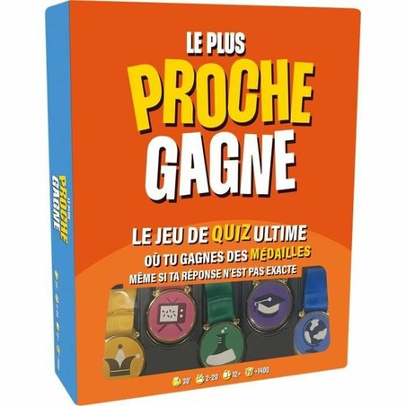 Juegos mesa niños Asmodee The Closest Wins, ideal para jóvenes y familias.