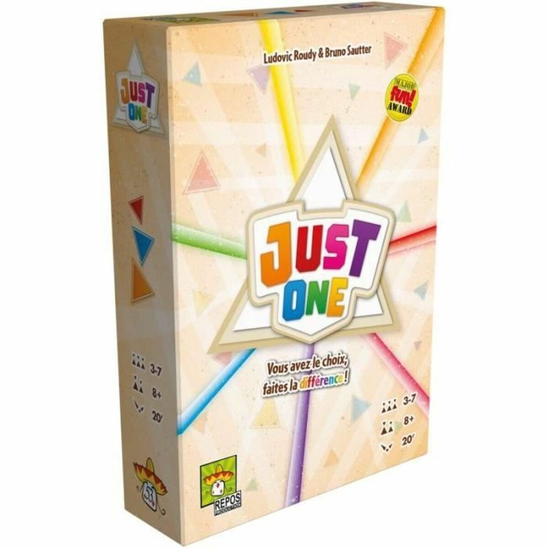 Juegos mesa niños Just One de Asmodee jugando en familia