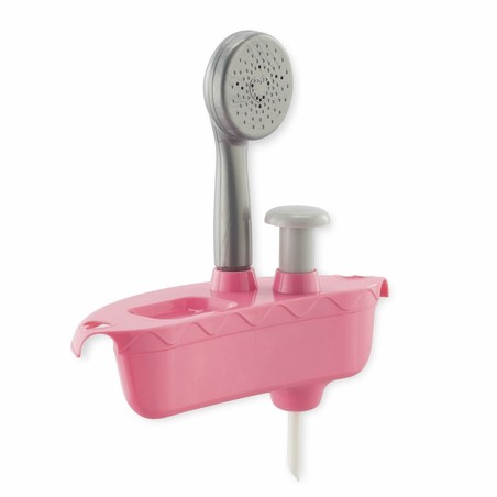Detalle de la bañera Corolle para muñecas, material plástico resistente