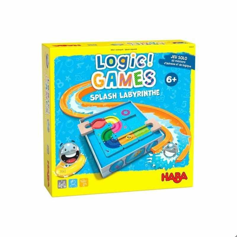 Juguetes construcción niños HABA Splash Labyrinth, juego de lógica