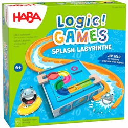Juguetes construcción niños HABA Splash Labyrinth, juego de lógica 2