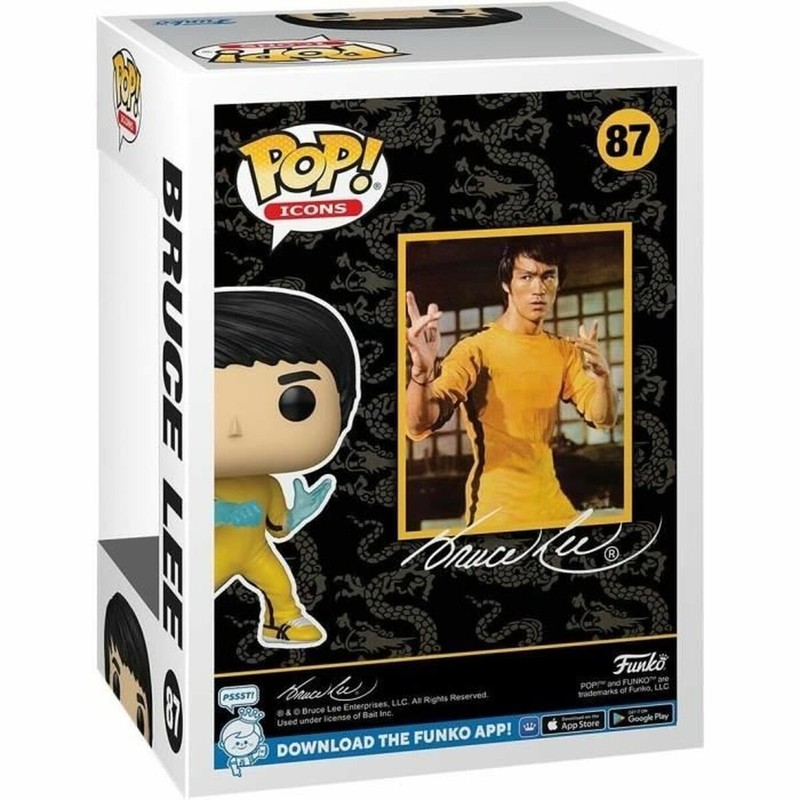 Funko Pop Bruce Lee, detalle de la cabeza