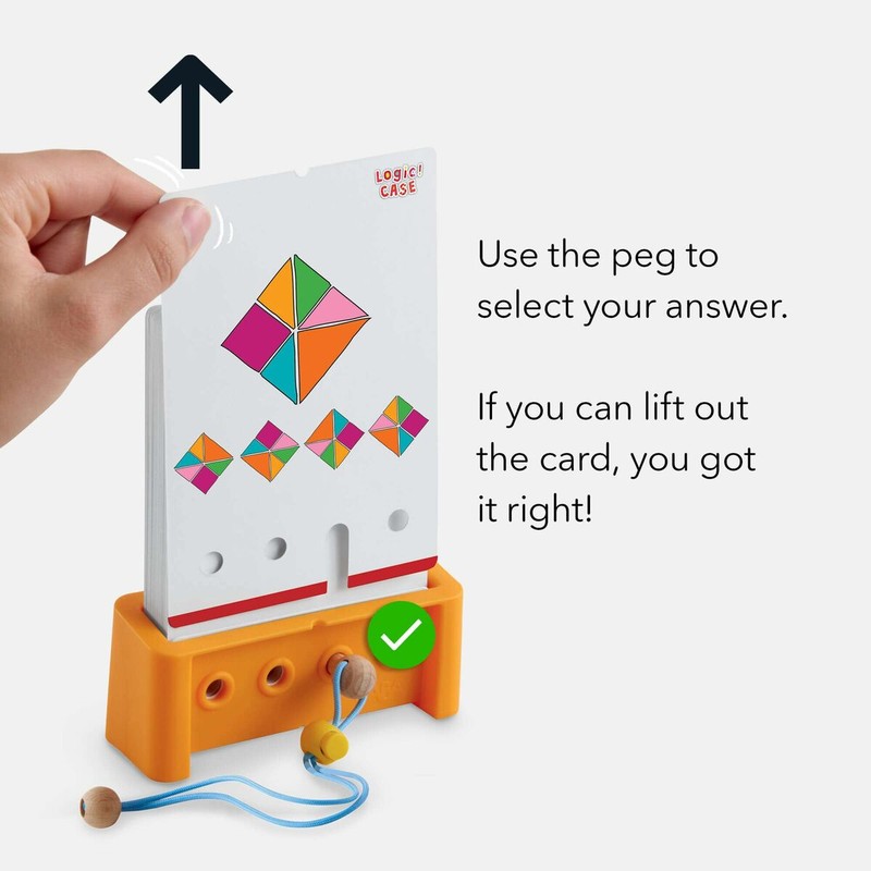 Detalle de HABA Logic Case, juego de mesa para razonamiento