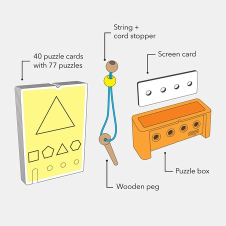 HABA Logic Case, un juguete para la construcción del pensamiento lógico