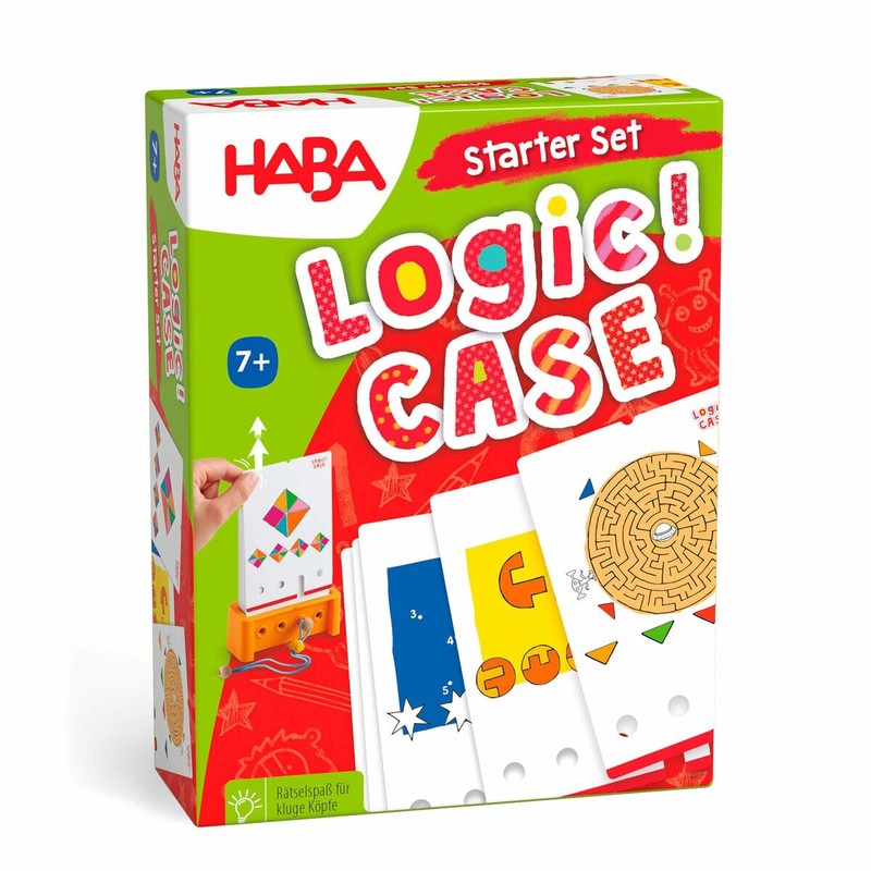 Caja del HABA Logic Case Starter Set, ideal para regalar