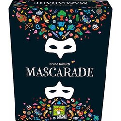 Juego de mesa Mascarade Asmodee, caja del juego de deducción 2