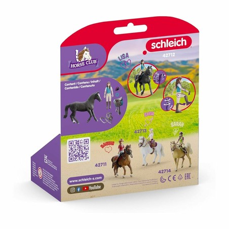 Playset Horse Club Schleich con caballo Storm y jinete Lisa