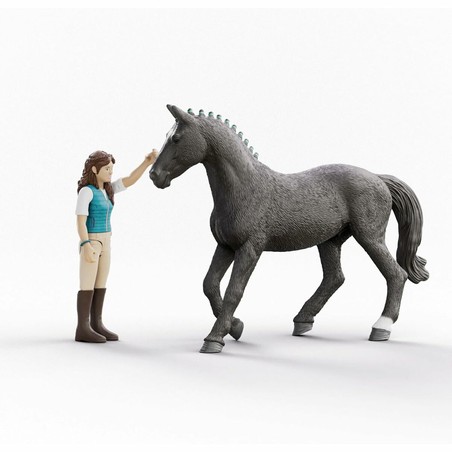 Caballo Storm de Schleich, figura detallada y duradera