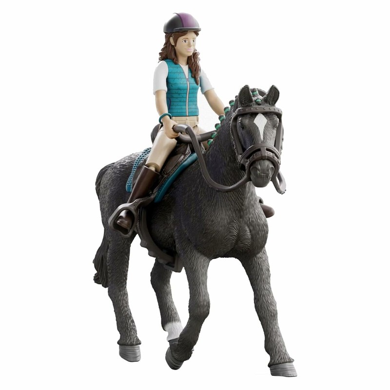 Lisa la jinete de Schleich Horse Club, lista para la aventura