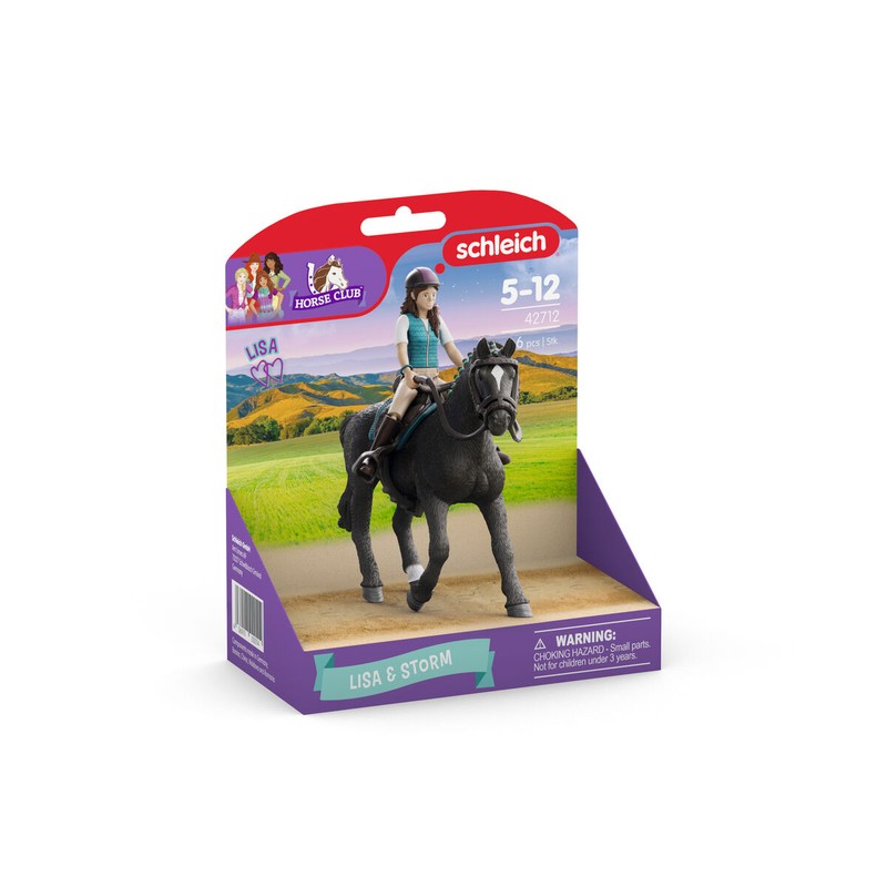 Embalaje del playset Schleich Horse Club, regalo perfecto