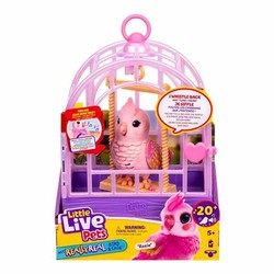 Mascota Interactiva Moose Little Live Pets rosa para niños