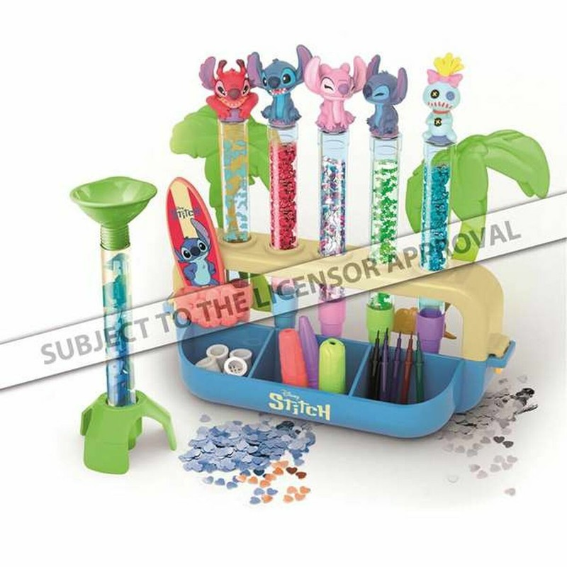 Kit manualidades infantil Stitch con bolígrafos personajes