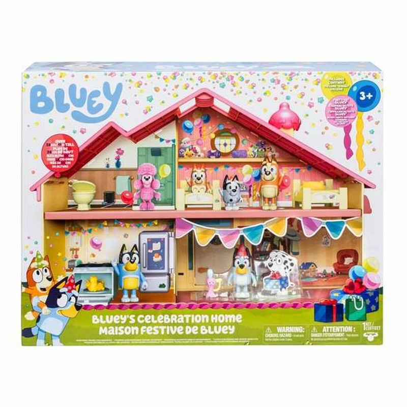 Juguete Bluey playset con figuras