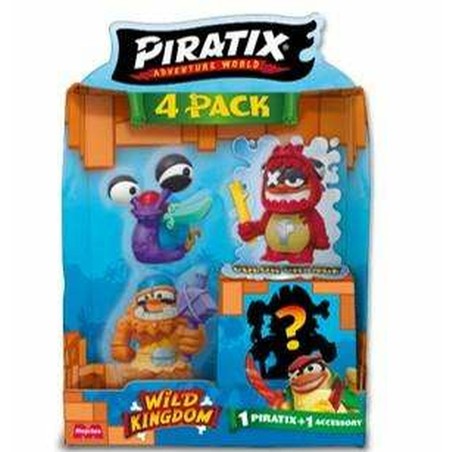 Juguetes construcción niños Playset Piratix con accesorios